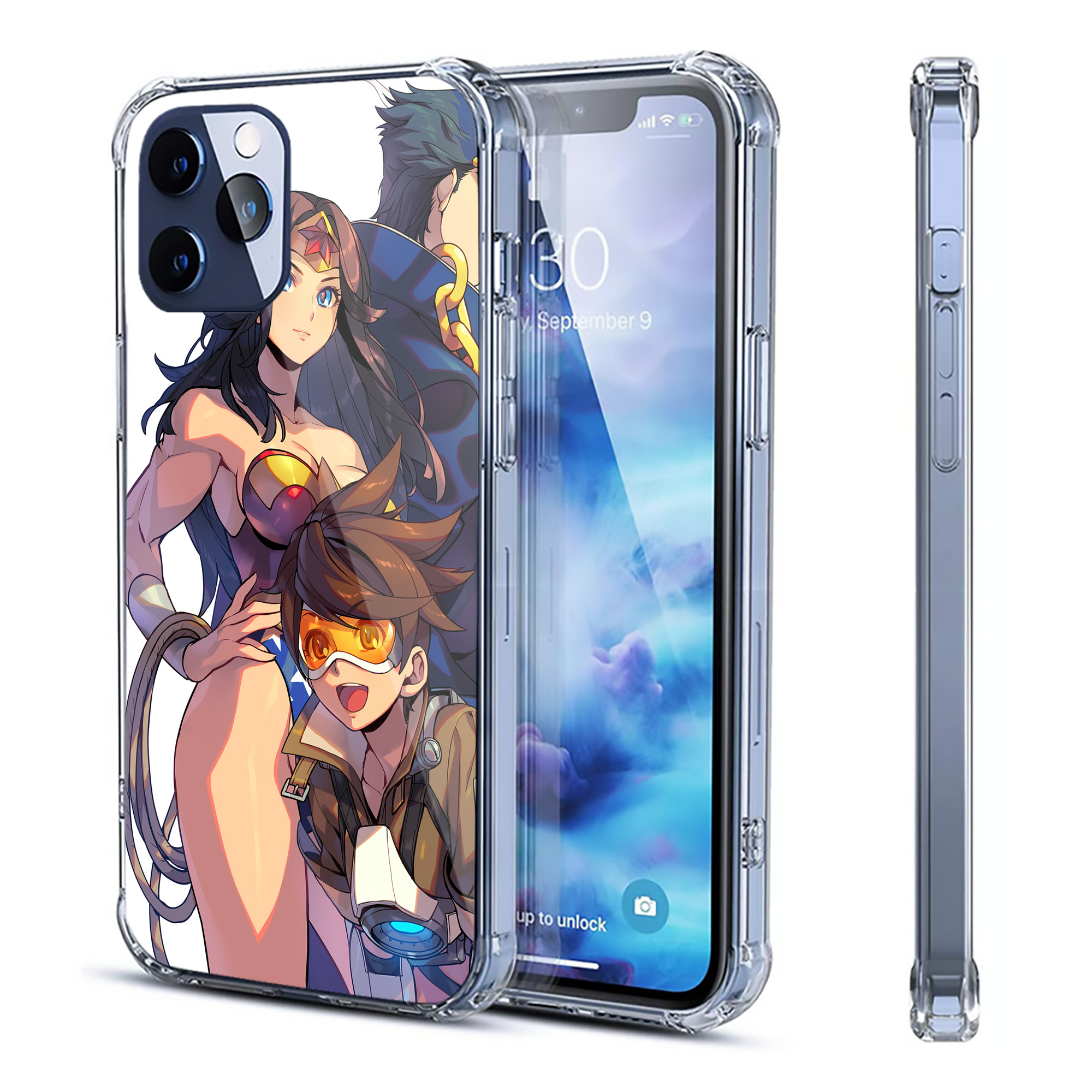 （画像用） ジョジョの奇妙な冒険 JoJo's Bizarre Adventure 【iPhone 12シリーズ対応】透明スマホケース（クリアソフトケース）